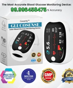 Ceoerty™ GlucoSense Laser Blood Glucose Monitoring Device