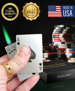 Flame™ Poker Ace Windproof Lighter