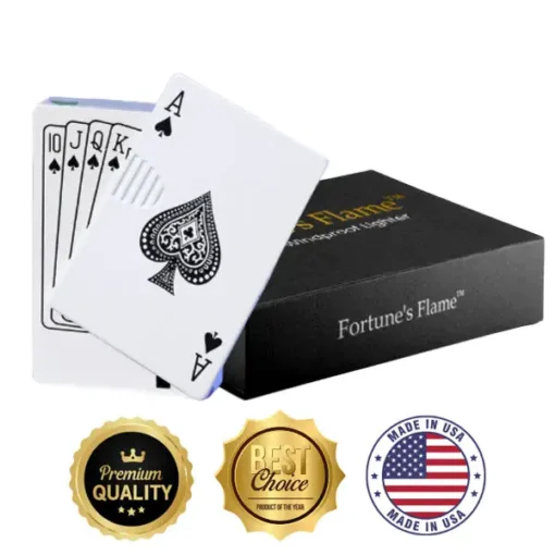 Flame™ Poker Ace Windproof Lighter